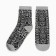 Women's socks "snake leather", gray/black color, rr 23-25