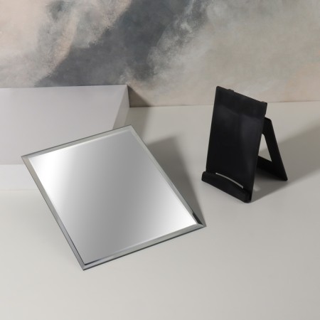 Mirror desktop, mirror surface 15 × 19.8 cm, black color-4