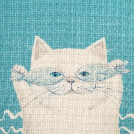 Napkin on the table "House where the cat" PVC, 40x29 cm-2