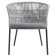 Haugen launge-pendle, 660 × 640 × 720 mm, dark gray / light gray color