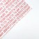 Flower film Packaging Moisture -resistant “wishes”, white, 0.6 x 10 m