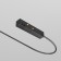 Power supply for the track system Technical TRA034B-42B, 36.3x1.7x1.8 cm, black color
