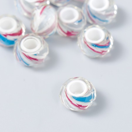 Busina for creativity plastic "Lill - Caramel" 1.3x1.3x0.8 cm