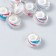 Busina for creativity plastic "Lill - Caramel" 1.3x1.3x0.8 cm