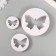 Cathers for polymer clay "Butterfly" set 3 pcs d = 3.6 cm 5 cm 7.9 cm