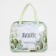 Lightning cosmetic bag, green color