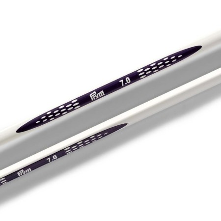 Straight knitting needles Ergonomics, 7 mm/35 cm, 2 pcs-2