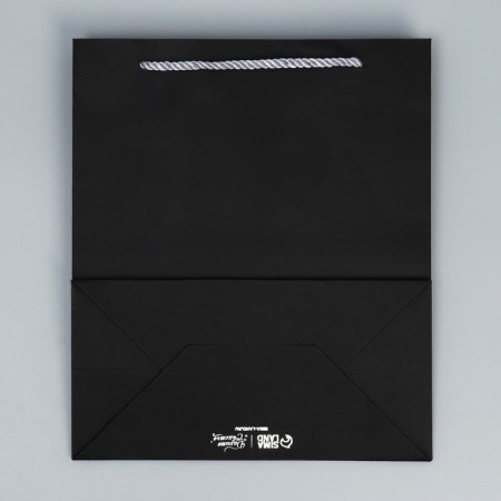 Gift package, packaging, “real man”, black craft, 23 x 27 x 11.5 cm-6