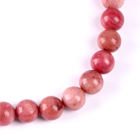 Beads made of natural stone "Rodonite" set of 36 pcs., Size 1 pc. - 10 mm-3