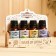 A set of essential oils 4 pcs jasmine, patchouli, lavender, eucalyptus, 17 ml, "Dobroparov"