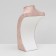 Bust for jewelry, 14.5 × 24.5 × 9, h = 24.5 cm, pink color