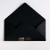 Money envelope "Butterfly", on black craft, embossing, 16.5 x 8 cm