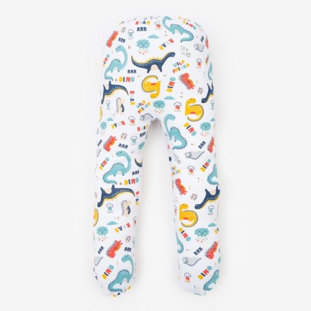Sliders for the boy "Dino", the color is white/yellow, height 68 cm