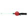 Winter fishing rod, neoprene handle, length 33 cm, red color, HFB-34