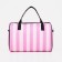 Sports bag with lightning, 2 outer pockets, long belt, pink/white color