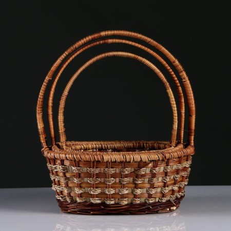 A set of baskets, 3 pcs, 31 × 26 × 12/37, 26 × 22 × 11/34, 23 × 18 × 9/30 cm, rotang-5