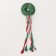 A squeak -soft toy, soft for dogs "New Year Donut" with a rope, 32 cm