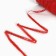 Hypyur -red braid with sequins, 1.3 cm, in Bobin 548 m
