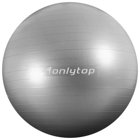 Fitball ONLYTOP, D = 75 cm, 1000 g, anti -wings, color gray-2