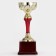 Cup 133A, award figure, gold, plastic stand, 25.5 × 10 × 9.5 cm.