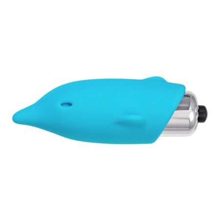 Eromantica Jolly minivibrator, 7.5 cm, silicone, blue color-4