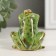 Souvenir Ceramics "Dreamy Frog" 4.6x5.7x6.6 cm