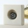 Cup 106, award figure, gold, a stone, 18.8 x 7 x 5 cm.