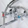 BUNE BAUU BA5333-4-B723-C018 bath, pour 322 mm, shower set, brass, chrome