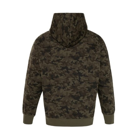 Male sweatshirt is laid down, the color is dark hack, size 46 (m)-6