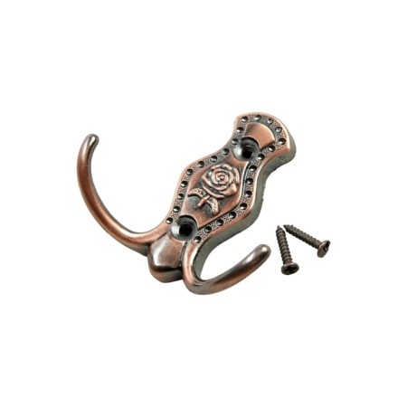 Hook furniture tundra TKD023, two -rod, copper-4