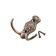 Hook furniture tundra TKD023, two -rod, copper