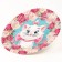 Paper plate "Happy Birthday!", 18 cm, cats aristocrats