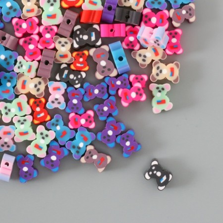 Beads Rubber Figure "Bear" mix, UP. 500 pcs.-2