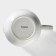 Black Porcelain Magistro Blanche, 1.6 liters, white color