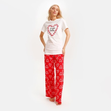 Pajama New Year's Women (T-shirt and Pants) KAFTAN GILL, size 40-42