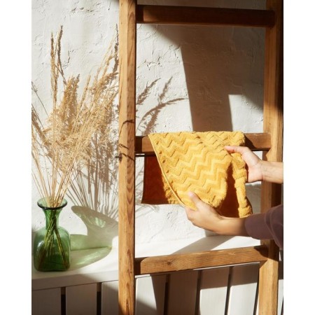 Trick Lovelife Zig-Zag 30x60 cm, mustard color, 100% cotton, 360 g/m2-3