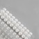 Pearls self -adhesive, d = 6 mm, 100 pcs on the sheet, white color