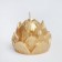 Figure candle "Lotus", 6.6x6.5 cm, gold, in a box