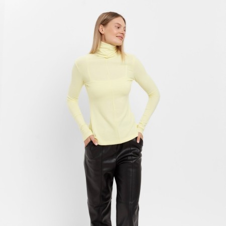 Women's turtleneck, lime color, size 46
