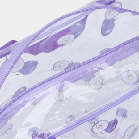 Lightning cosmetic bag, lilac color-2