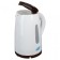 Electric kettle “Tom-1”, plastic, 1.7 l, 1850 watts, white-brown