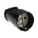 Cable socket, ABS plastic, straight line, s/h, 16a, 250b, IP20, black, 30459 4