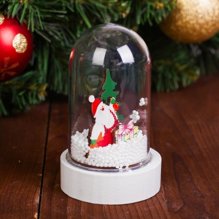 Декор с подсветкой «Дед Мороз»-1