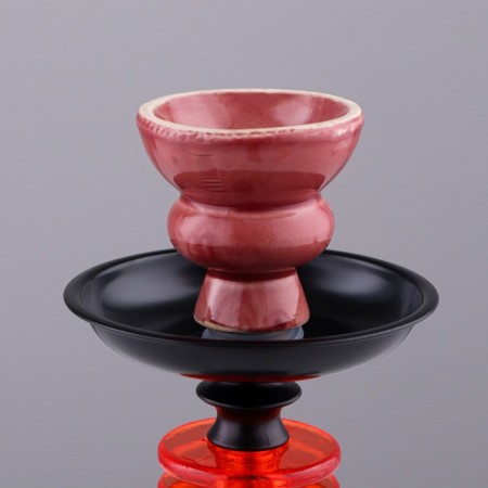 Hookah "tart", 28 cm, d bowl-5 cm, red-2