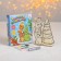 Set for creativity "Wood painting: animals with a Christmas tree"