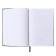 Leduced Diary A5, 160 sheets, Attomex. Orion, solid boumvinyl cover with foam, liesse, block 70 g/m2, black