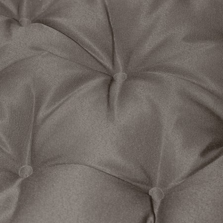 The pillow is round onto the water -shaped chair d60 cm, the color is gray, Greta is 20%, polyester 80%-3