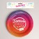 Disposable paper plate "washed down", set 6 pcs, 18 cm