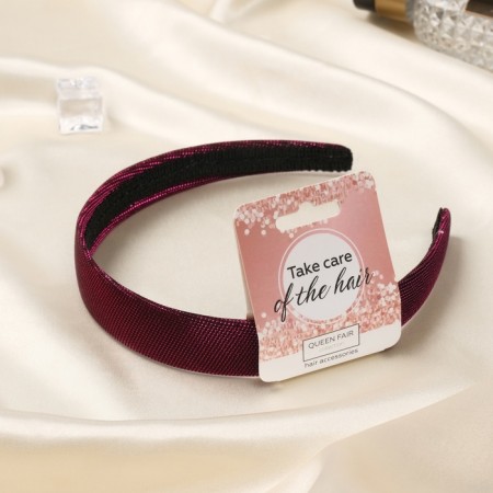 Hair cap "Classic" shine, 2.5 cm, mix-1