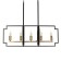 Chandelier 2739/5 E14 40W black and gold 29.5x7.8x25-97 cm Bayerlux